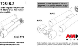 AMG 72515-2 instr F-15 AMG 72515-2 instr F-15